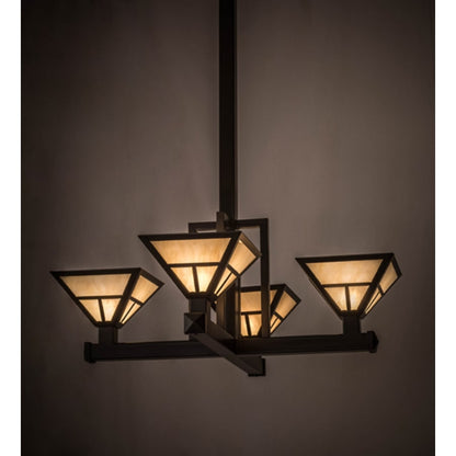 Meyda Tiffany Mission 4 Light 42" Wide Pendant