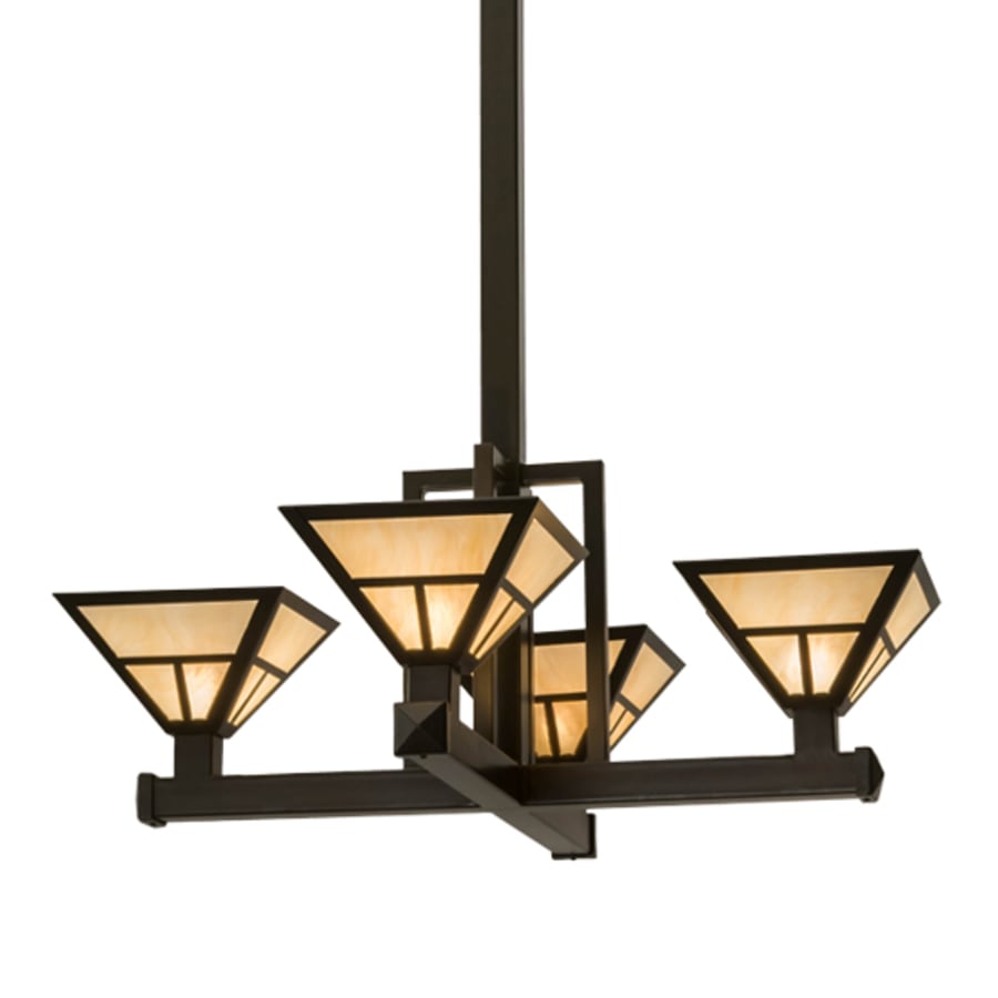 Meyda Tiffany Mission 4 Light 42" Wide Pendant
