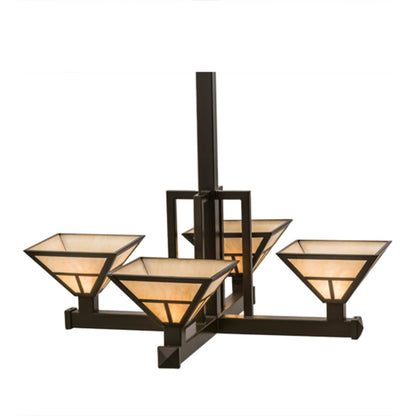 Meyda Tiffany Mission 4 Light 42" Wide Pendant