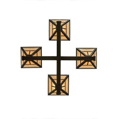Meyda Tiffany Mission 4 Light 42" Wide Pendant