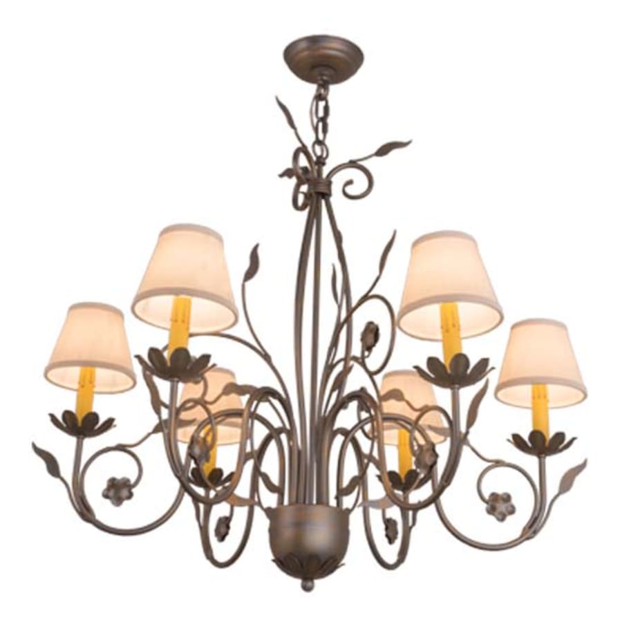 Meyda Tiffany Bordeaux 6 Light 31" Wide Chandelier