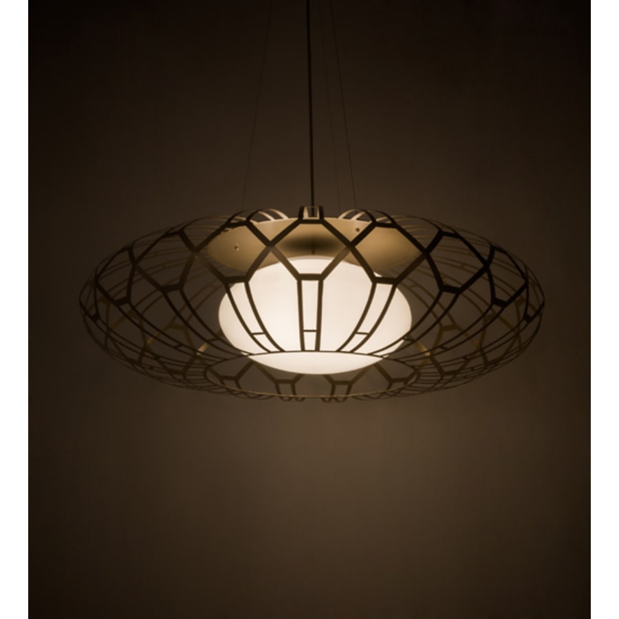Meyda Tiffany Margo Mizner 3 Light 60" Wide Suspension Pendant