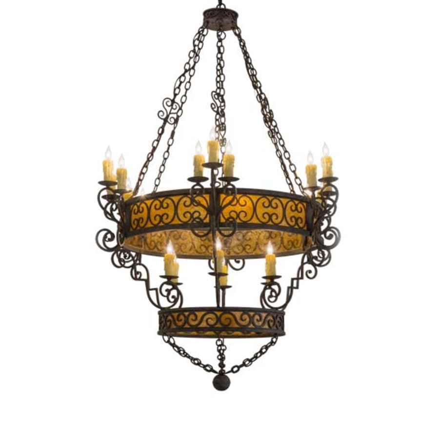 Meyda Tiffany Isabo 24 Light 48" Wide Taper Candle Style Chandelier