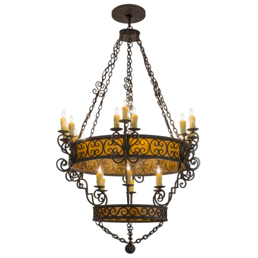 Meyda Tiffany Isabo 24 Light 48" Wide Taper Candle Style Chandelier