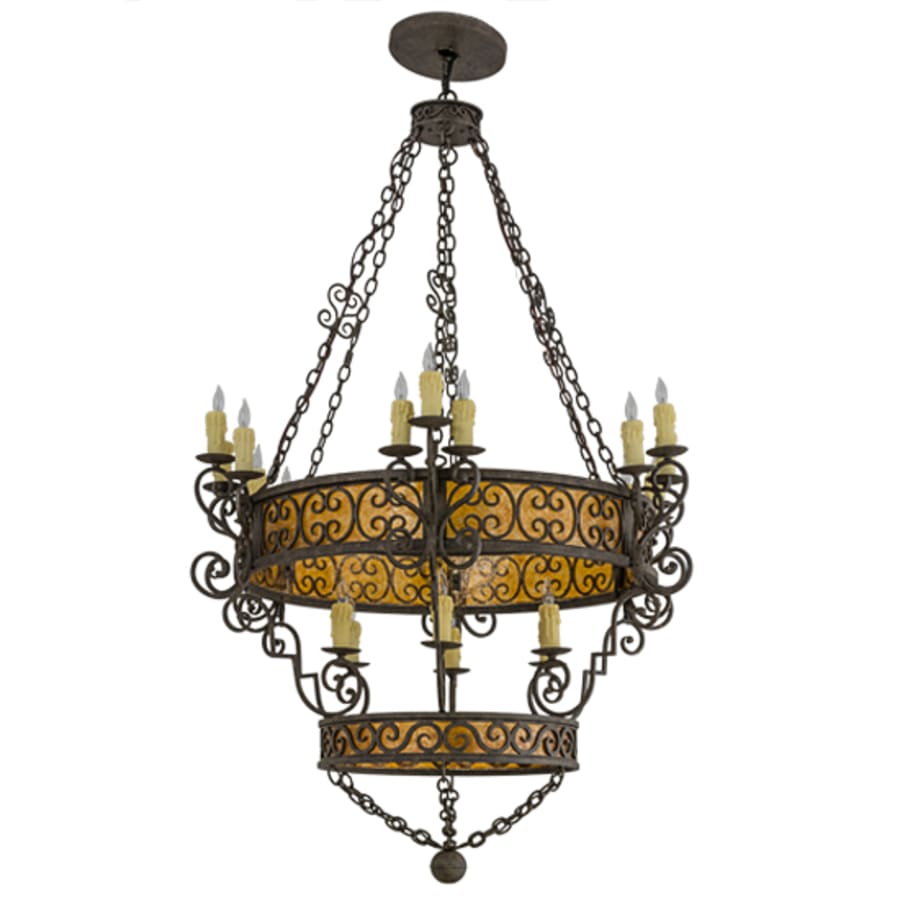Meyda Tiffany Isabo 24 Light 48" Wide Taper Candle Style Chandelier