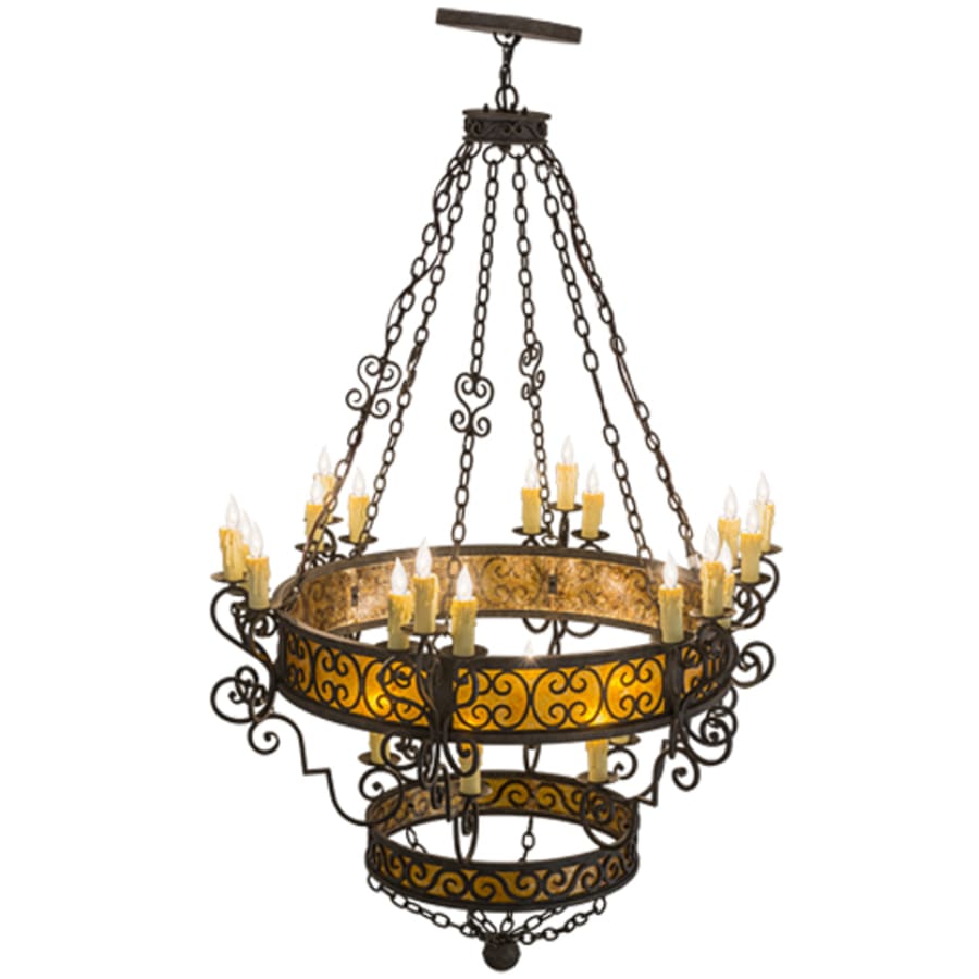 Meyda Tiffany Isabo 24 Light 48" Wide Taper Candle Style Chandelier