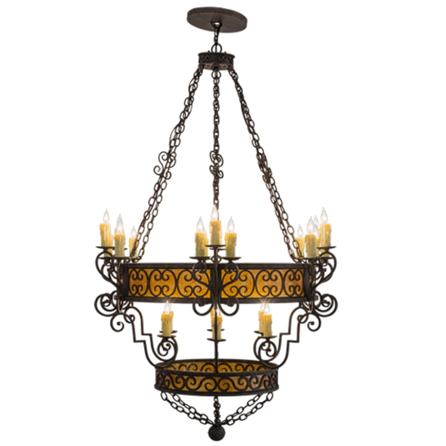 Meyda Tiffany Isabo 24 Light 48" Wide Taper Candle Style Chandelier