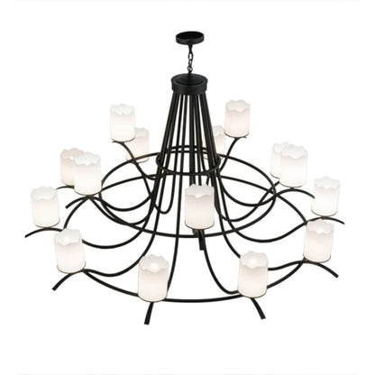 Meyda Tiffany Octavia 15 Light 78" Wide Ring Chandelier