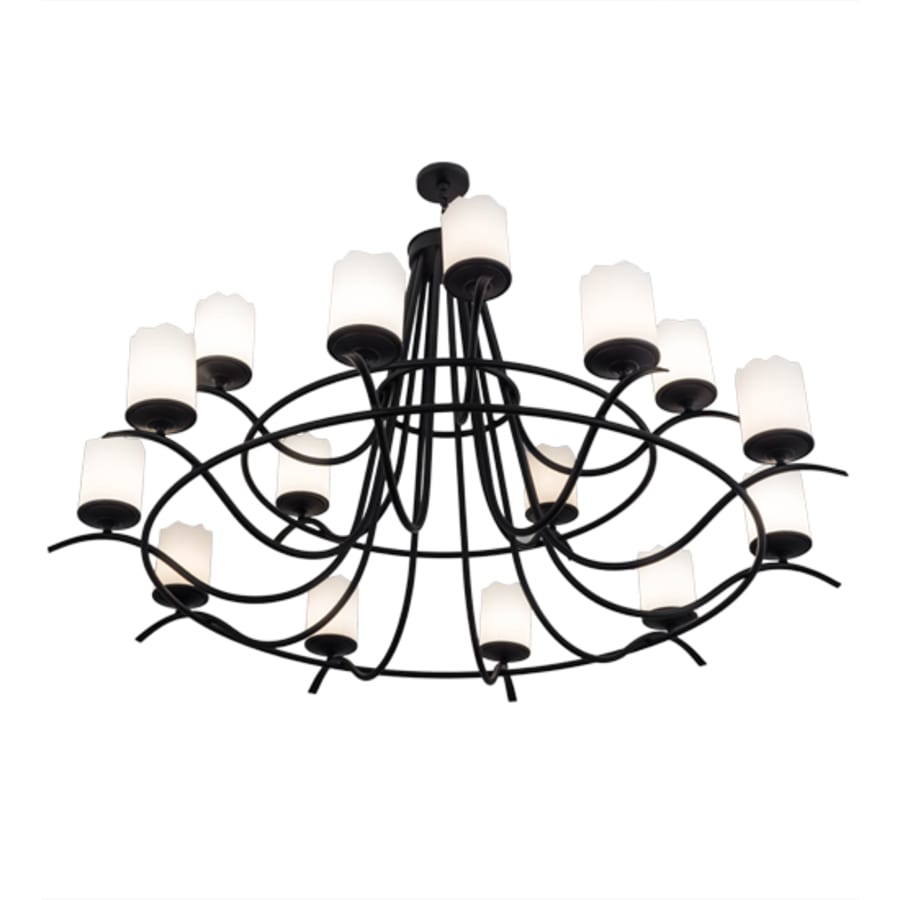 Meyda Tiffany Octavia 15 Light 78" Wide Ring Chandelier