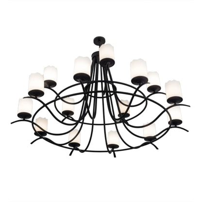 Meyda Tiffany Octavia 15 Light 78" Wide Ring Chandelier