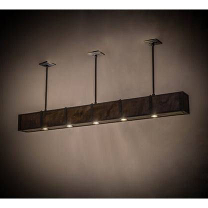 Meyda Tiffany Giradeau 9 Light 72" Wide Linear Pendant
