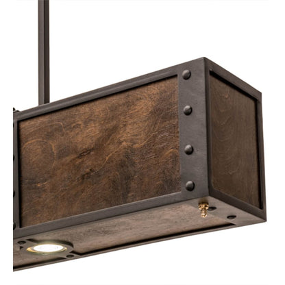 Meyda Tiffany Giradeau 9 Light 72" Wide Linear Pendant