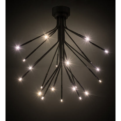 Meyda Tiffany Galassia 21 Light 28" Wide Semi-Flush Ceiling Fixture