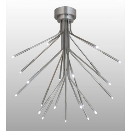 Meyda Tiffany Galassia 21 Light 28" Wide Semi-Flush Ceiling Fixture