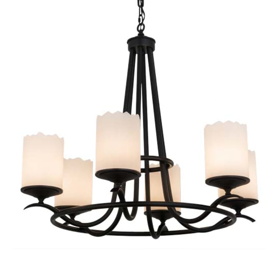 Meyda Tiffany Octavia 6 Light 37" Wide Ring Chandelier
