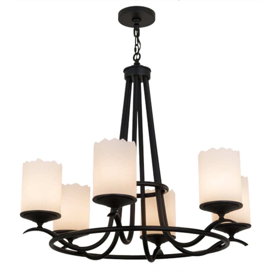 Meyda Tiffany Octavia 6 Light 37" Wide Ring Chandelier