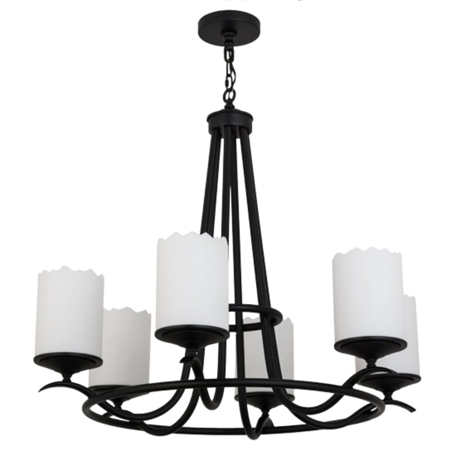 Meyda Tiffany Octavia 6 Light 37" Wide Ring Chandelier