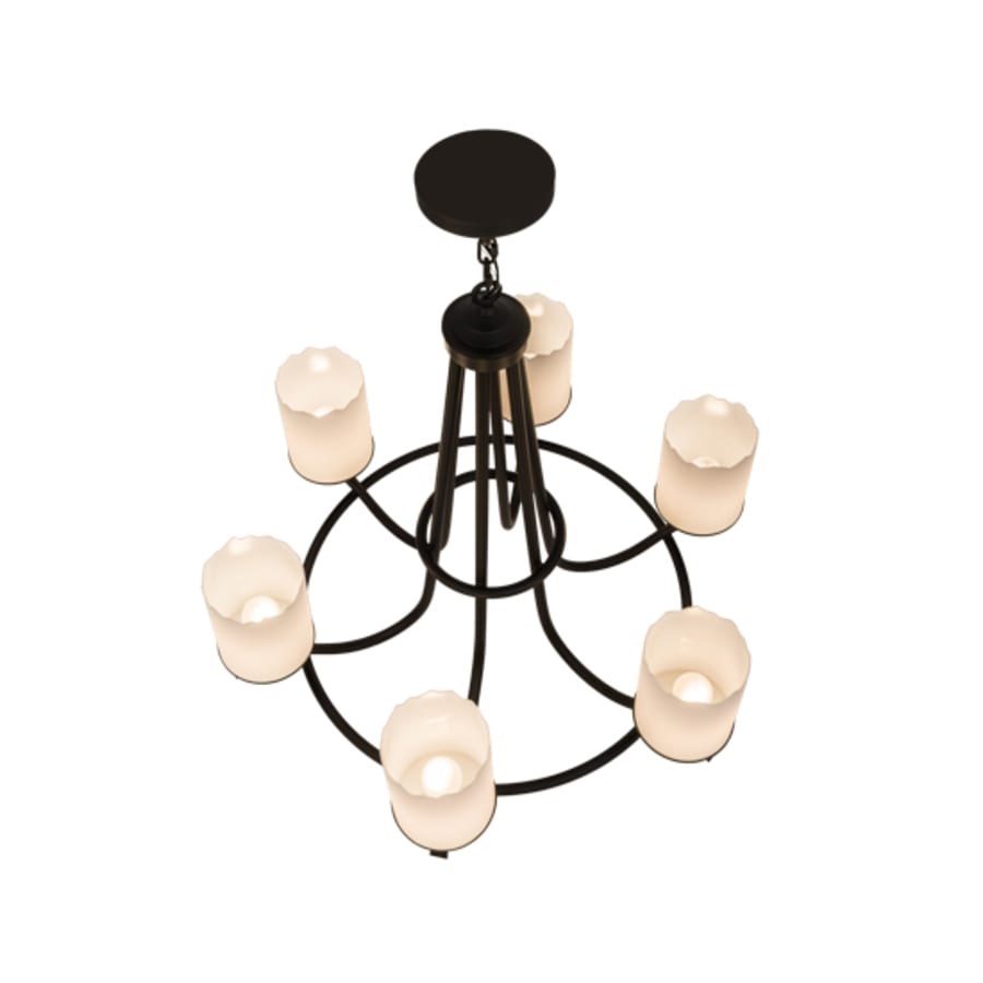Meyda Tiffany Octavia 6 Light 37" Wide Ring Chandelier