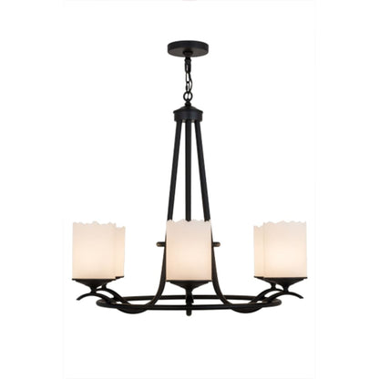 Meyda Tiffany Octavia 6 Light 37" Wide Ring Chandelier