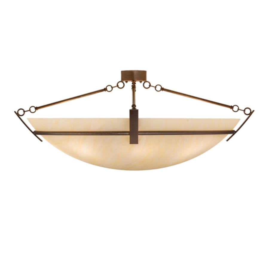 Meyda Tiffany Covina 8 Light 47" Wide Semi-Flush Bowl Ceiling Fixture