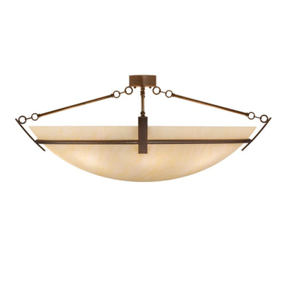 Meyda Tiffany Covina 8 Light 47" Wide Semi-Flush Bowl Ceiling Fixture