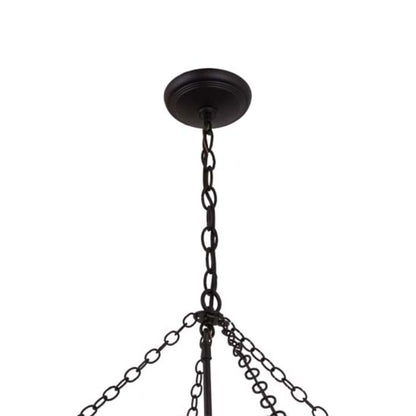 Meyda Tiffany Arkley 4 Light 26" Wide Taper Candle Pendant