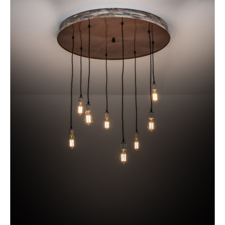 Meyda Tiffany Alva Grange 8 Light 36" Wide Multi Light Pendant