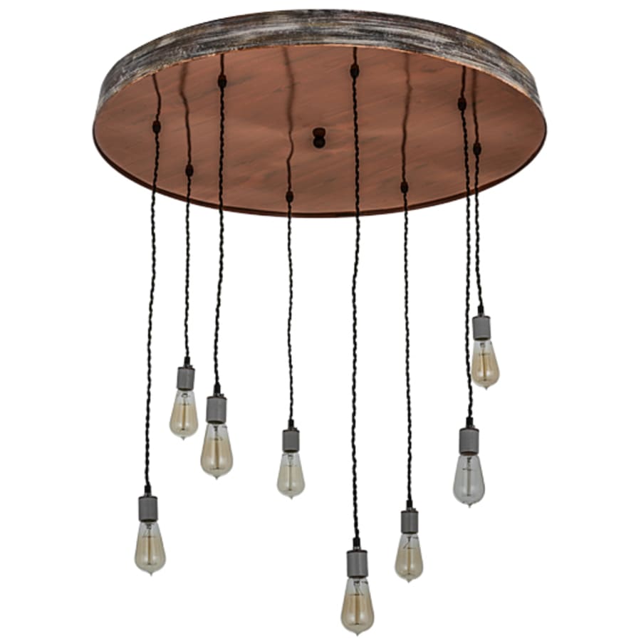 Meyda Tiffany Alva Grange 8 Light 36" Wide Multi Light Pendant