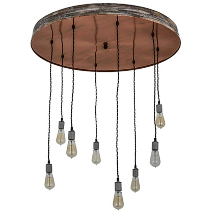Meyda Tiffany Alva Grange 8 Light 36" Wide Multi Light Pendant