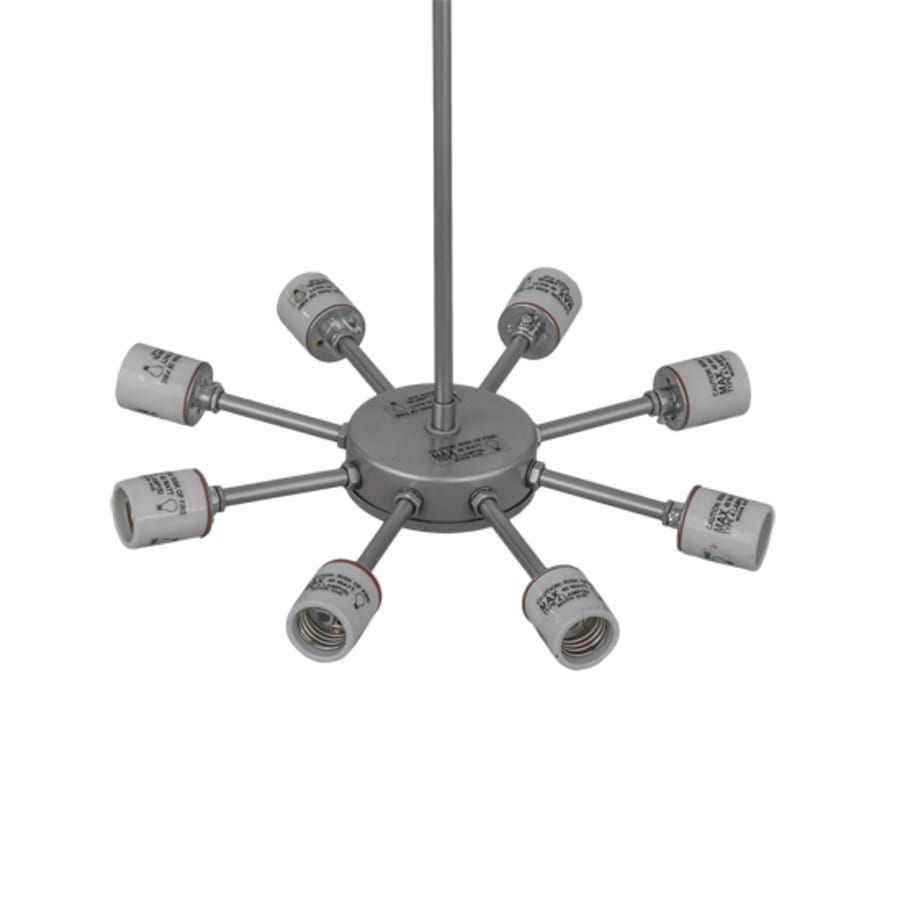 Meyda Tiffany Madison 8 Light 48" Wide Semi-Flush Bowl Ceiling Fixture - Nickel Finish