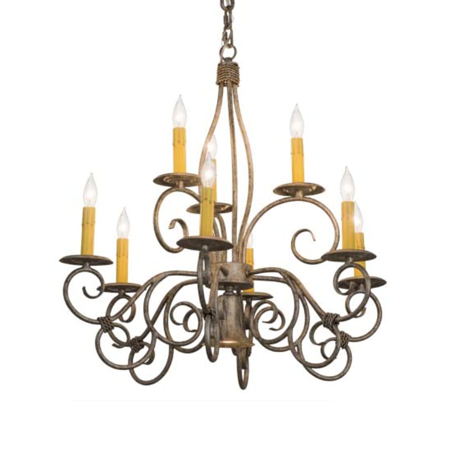 Meyda Tiffany Grace 10 Light 26" Wide Taper Candle Style Chandelier