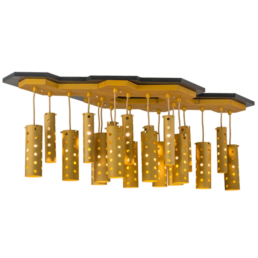 Meyda Tiffany Emmentaler 25 Light 28" Wide Abstract Multi Light Pendant