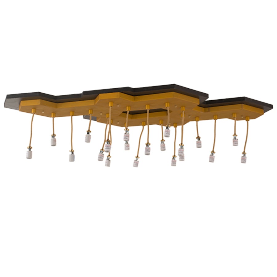 Meyda Tiffany Emmentaler 25 Light 28" Wide Abstract Multi Light Pendant