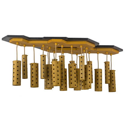 Meyda Tiffany Emmentaler 25 Light 28" Wide Abstract Multi Light Pendant