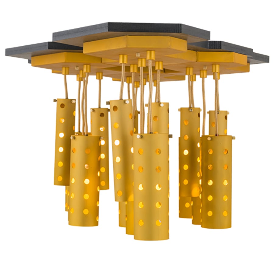Meyda Tiffany Emmentaler 25 Light 28" Wide Abstract Multi Light Pendant