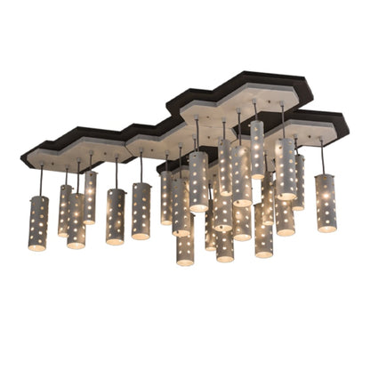 Meyda Tiffany Emmentaler 25 Light 39" Wide Abstract Multi Light Pendant