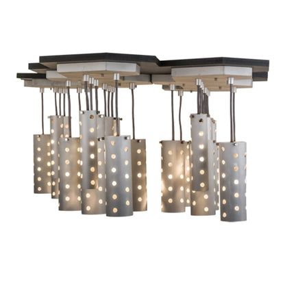 Meyda Tiffany Emmentaler 25 Light 39" Wide Abstract Multi Light Pendant