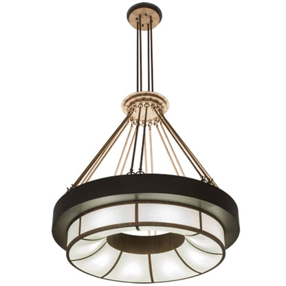 Meyda Tiffany Cilindro Ventura 8 Light 48" Wide Pendant