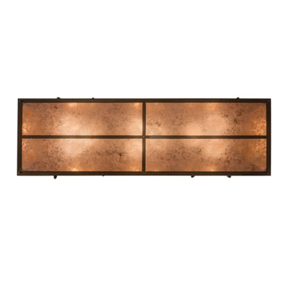Meyda Tiffany Oak Leaf and Acorn 9 Light 72" Wide Linear Pendant