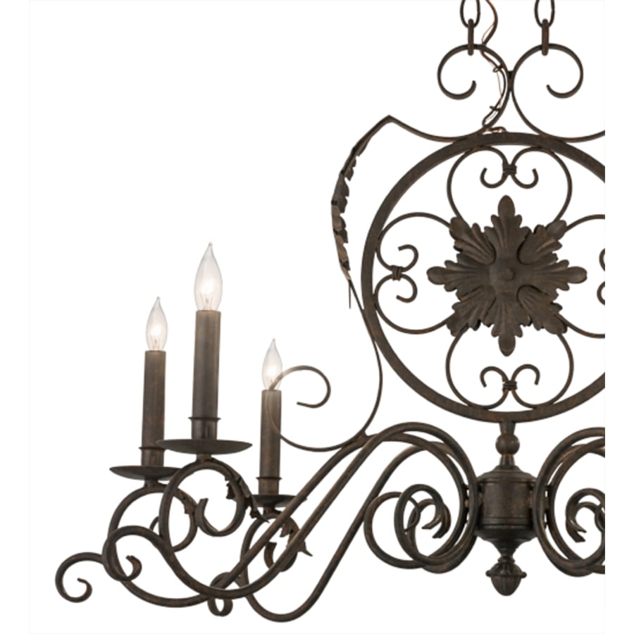Meyda Tiffany Christabel 6 Light 36" Wide Taper Candle Style Chandelier
