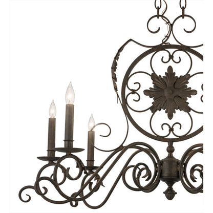 Meyda Tiffany Christabel 6 Light 36" Wide Taper Candle Style Chandelier