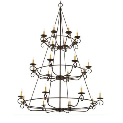 Meyda Tiffany Estrella 24 Light 60" Wide Taper Candle Style Chandelier