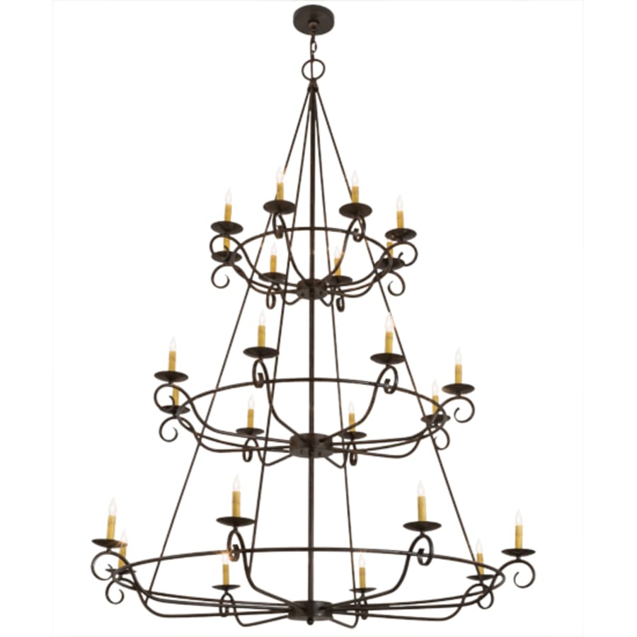 Meyda Tiffany Estrella 24 Light 60" Wide Taper Candle Style Chandelier
