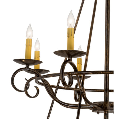 Meyda Tiffany Estrella 24 Light 60" Wide Taper Candle Style Chandelier