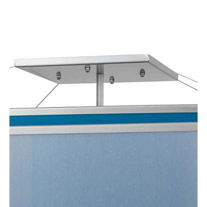 Meyda Tiffany Quadrato Umador 4 Light 51" Wide Semi-Flush Square Ceiling Fixture - Nickel Finish