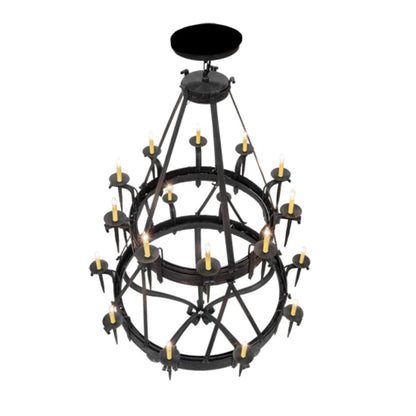 Meyda Tiffany Costello 20 Light 56" Wide Taper Candle Style Chandelier