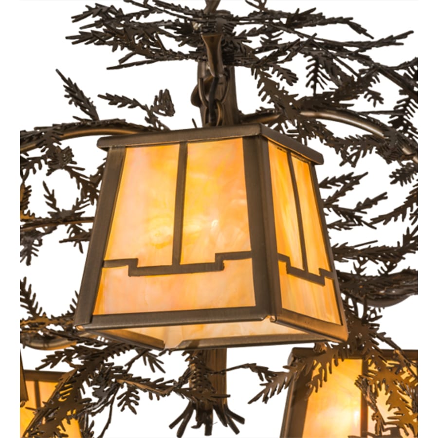 Meyda Tiffany Pine Branch 5 Light 29" Wide Chandelier