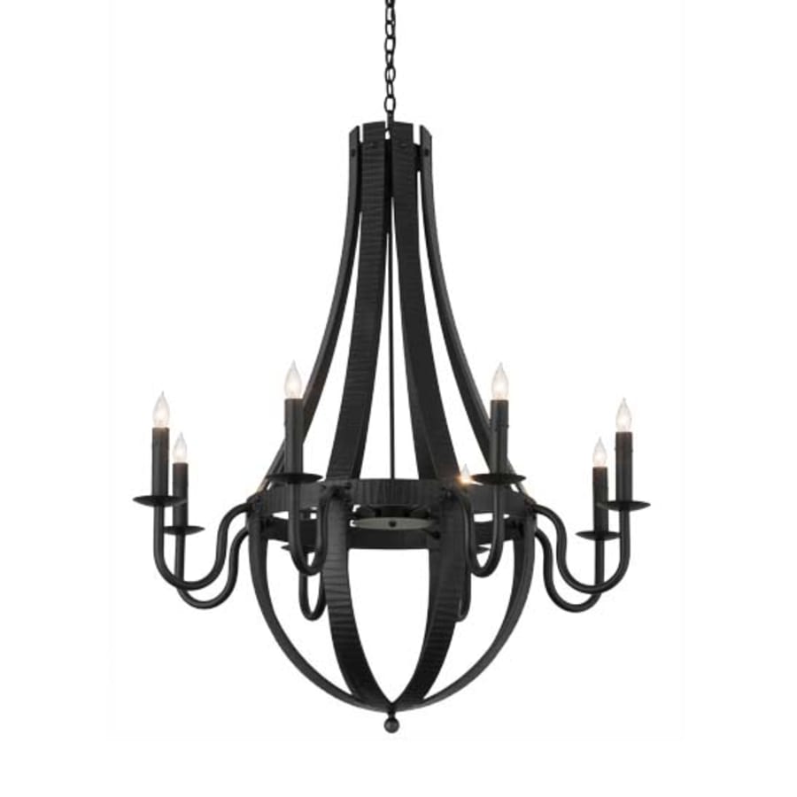 Meyda Tiffany Barrel Stave 8 Light 42" Wide Taper Candle Style Chandelier