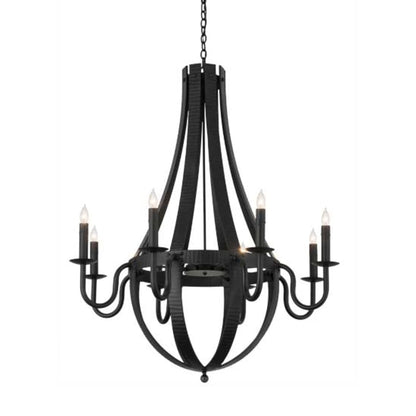 Meyda Tiffany Barrel Stave 8 Light 42" Wide Taper Candle Style Chandelier
