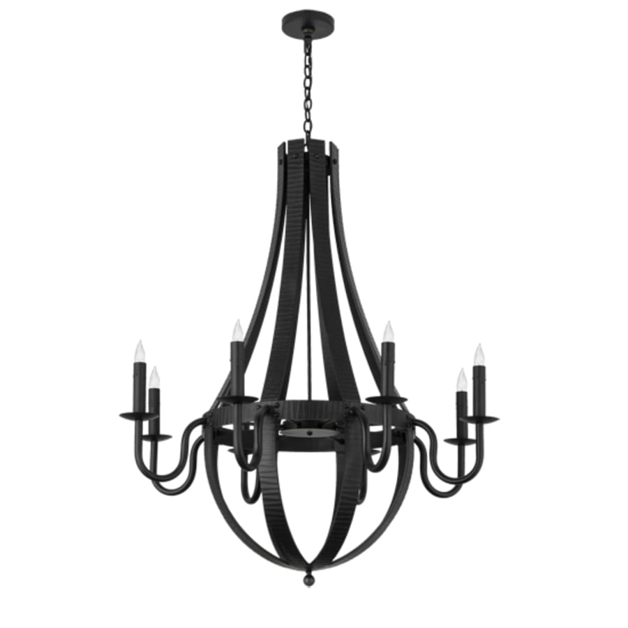 Meyda Tiffany Barrel Stave 8 Light 42" Wide Taper Candle Style Chandelier